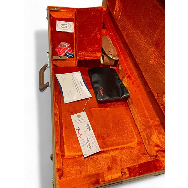 Used Fender AMERICAN VINTAGE II 1961 ROSEWOOD STRATOCASTER Black Solid Body Electric Guitar