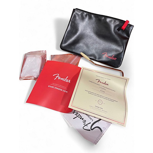 Used Fender AMERICAN VINTAGE II 1961 ROSEWOOD STRATOCASTER Black Solid Body Electric Guitar