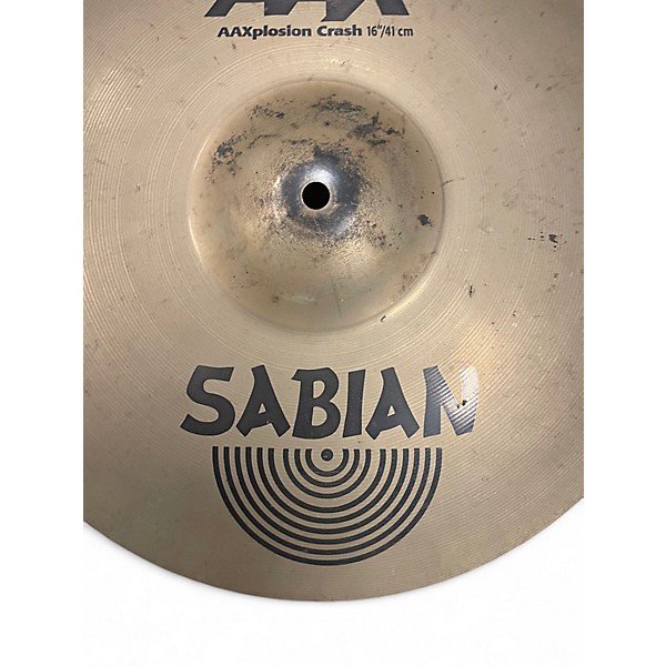 Used SABIAN 16in AAX Xplosion Crash Cymbal