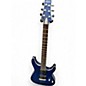 Used Schecter Guitar Research C1 Platinum Trans Blue Solid Body Electric Guitar thumbnail
