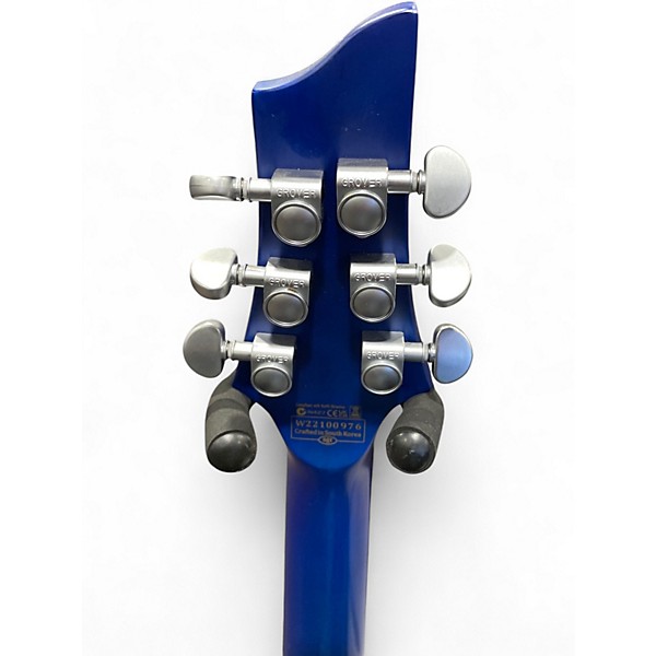 Used Schecter Guitar Research C1 Platinum Trans Blue Solid Body Electric Guitar