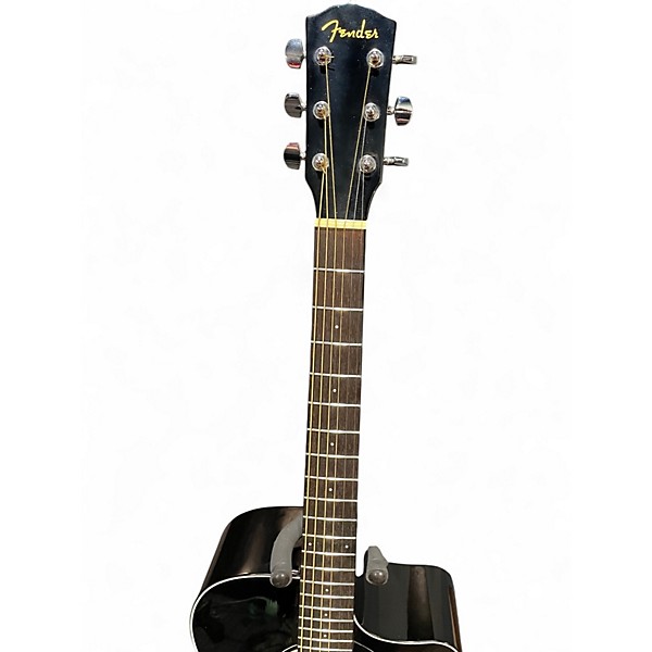 Used Fender cd60SCE BLACK Acoustic Electric Guitar