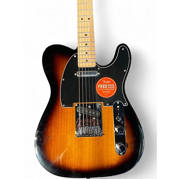 Used Squier Affinity Telecaster 2 Color Sunburst Solid Body Electric Guitar