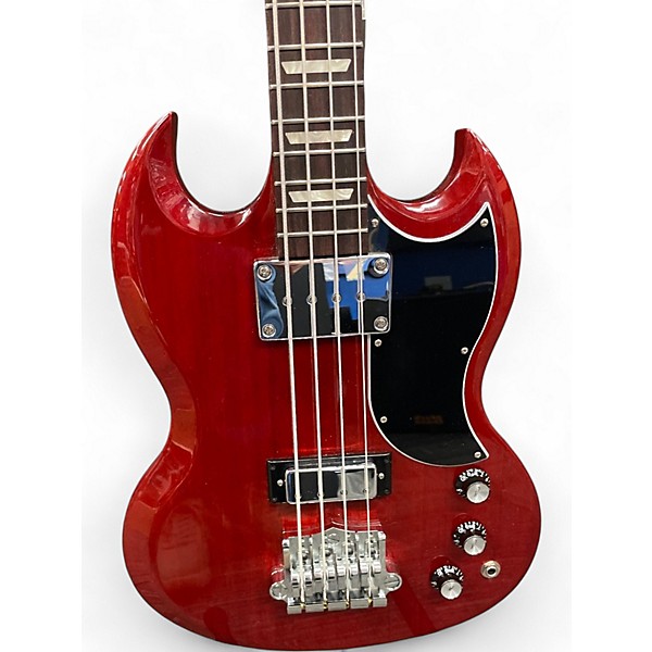 Used 2018 Gibson SG Bass Heritage Cherry Electric Bass Guitar