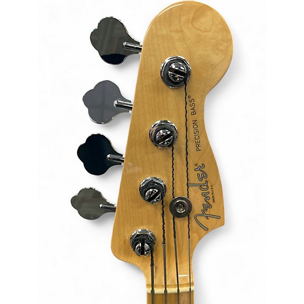 Used 2012 Fender American Standard Precision HAND RUBBEDBass Natural Electric Bass Guitar