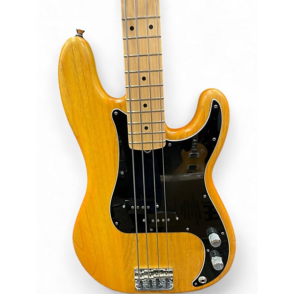 Used 2012 Fender American Standard Precision HAND RUBBEDBass Natural Electric Bass Guitar