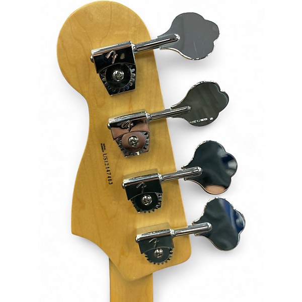 Used 2012 Fender American Standard Precision HAND RUBBEDBass Natural Electric Bass Guitar