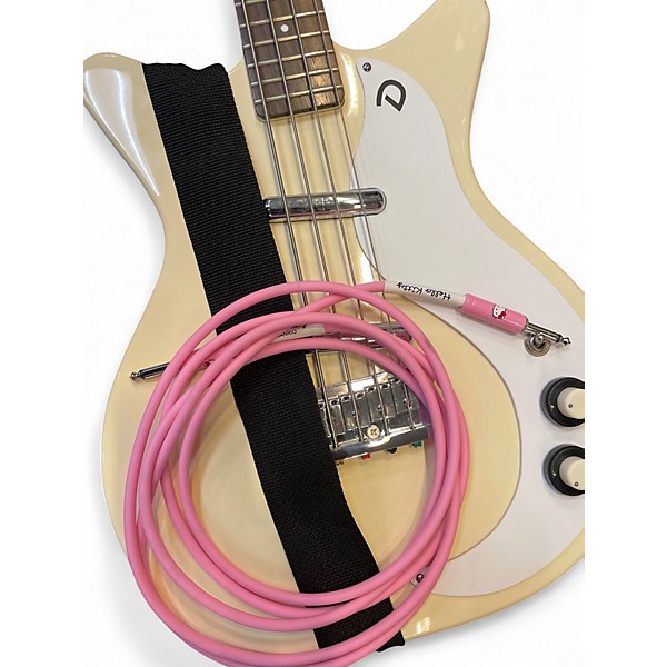 Used Danelectro 59DC Blonde Electric Bass Guitar