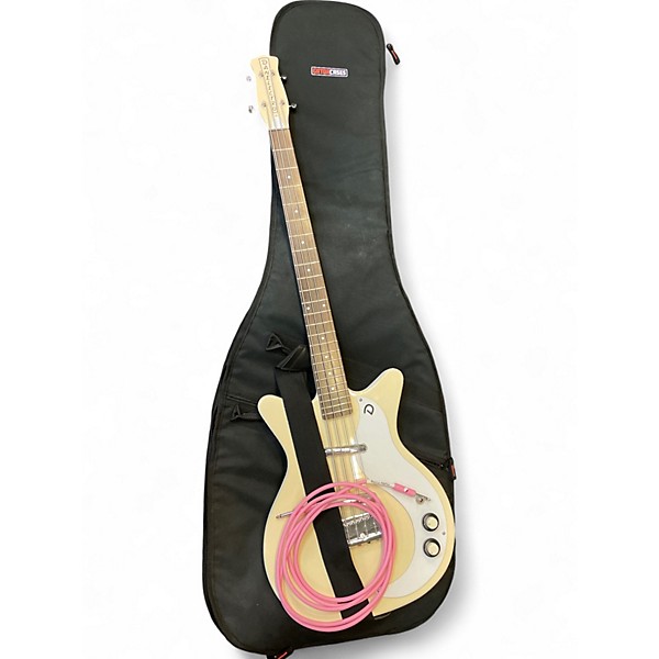 Used Danelectro 59DC Blonde Electric Bass Guitar