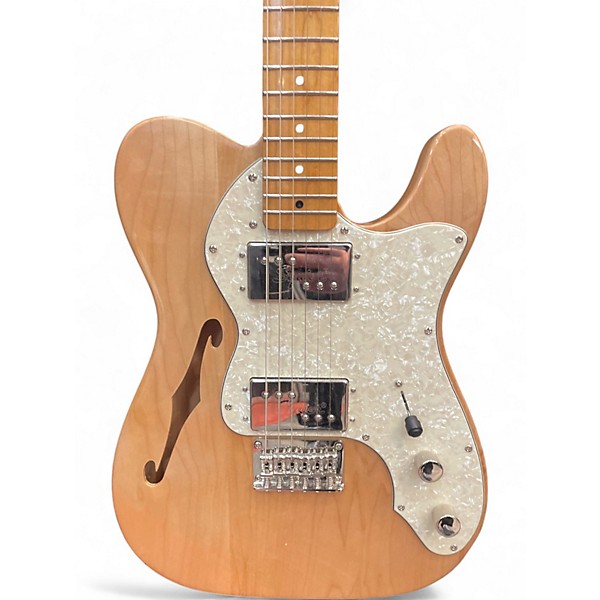 Used Squier Classic Vibe Telecaster Thinline Natural Hollow Body Electric Guitar