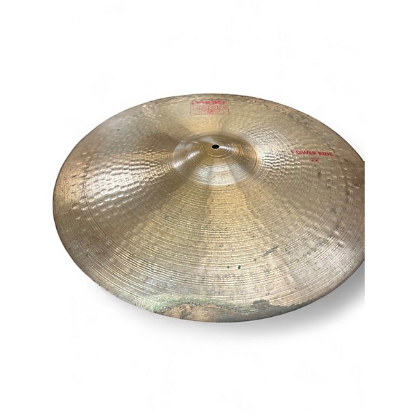Used Paiste 22in 2002 Power Ride Cymbal