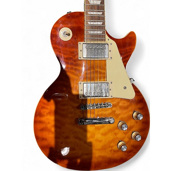 Used Epiphone Les Paul Standard Iced Tea Solid Body Electric Guitar