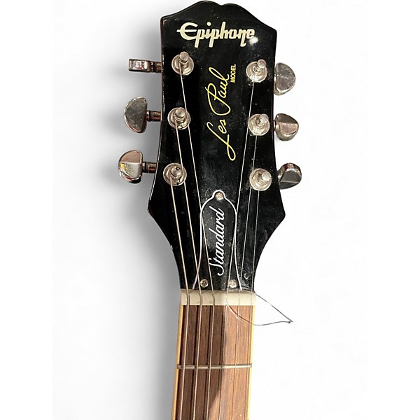 Used Epiphone Les Paul Standard Iced Tea Solid Body Electric Guitar
