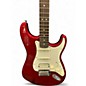 Used 2010 Squier Standard Stratocaster HSS Candy Apple Red Solid Body Electric Guitar