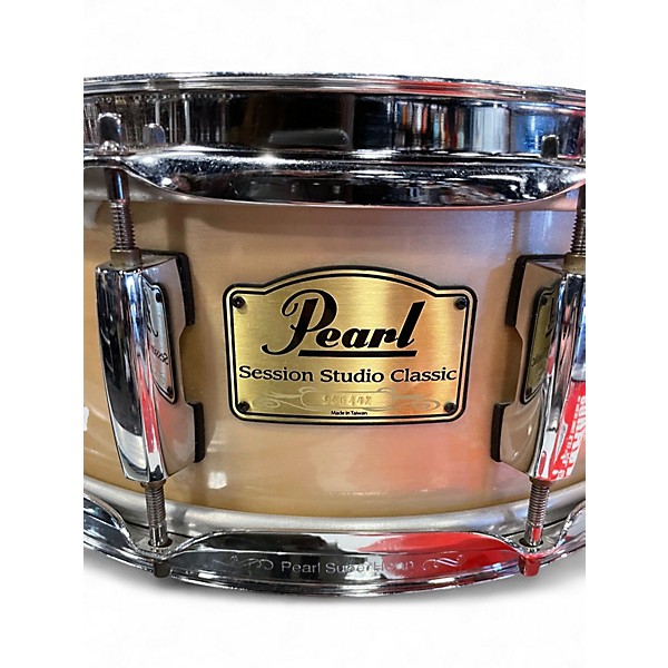 Used Pearl 6.5X14 Session Studio Classic Snare BIRCH Drum