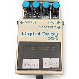 Used BOSS DD3 Digital Delay Effect Pedal