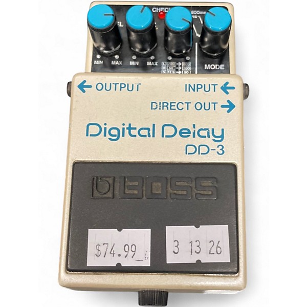 Used BOSS DD3 Digital Delay Effect Pedal