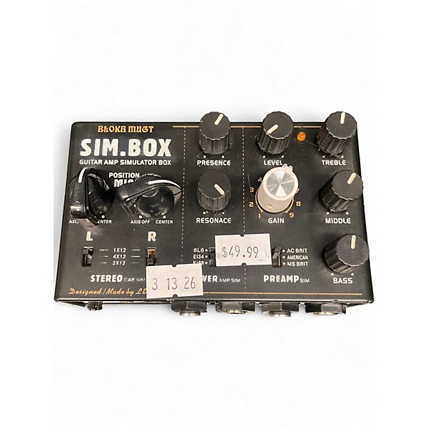 Used Leeky Bloka Mugt Sim Box Effect Pedal