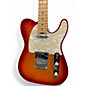 Used Fender Telcaster American Elite Aged Cherry Sunburst Solid Body Electric Guitar