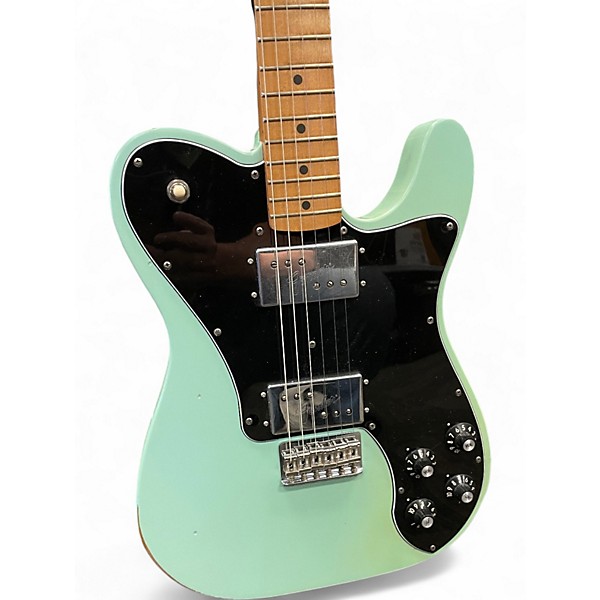 Used Fender Telecaster Vintera 70's Roadworn Daphne Blue Solid Body Electric Guitar