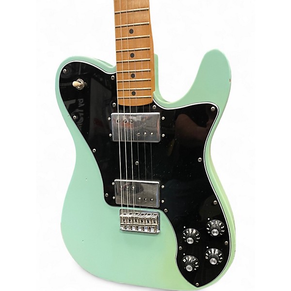 Used Fender Telecaster Vintera 70's Roadworn Daphne Blue Solid Body Electric Guitar