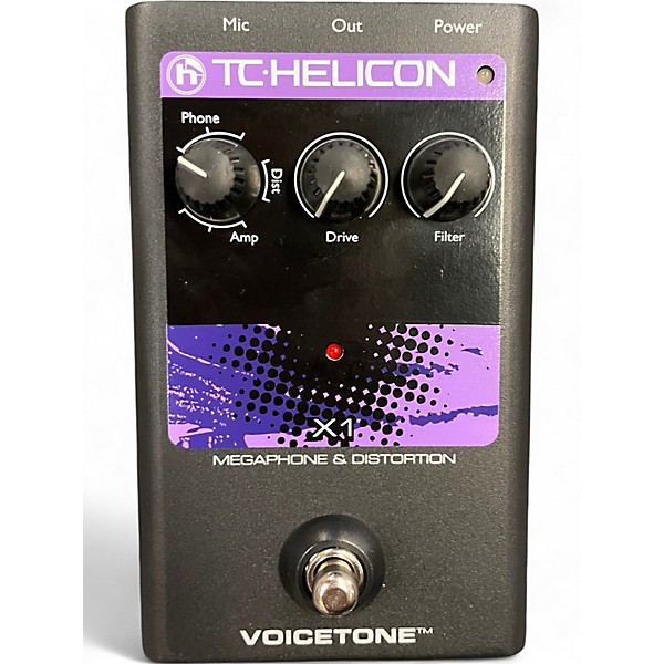 Used TC Helicon VoiceTone Single X1 Vocal Processor