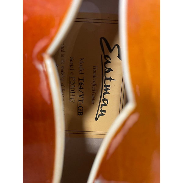 Used Eastman T64/VT VINTAGE GOLDBURST Hollow Body Electric Guitar