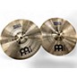 Used MEINL 14in HCS Hi Hat Pair Cymbal thumbnail