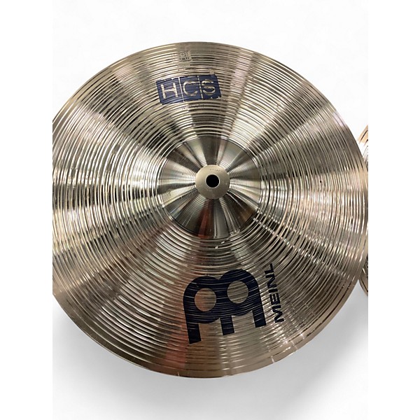 Used MEINL 14in HCS Hi Hat Pair Cymbal
