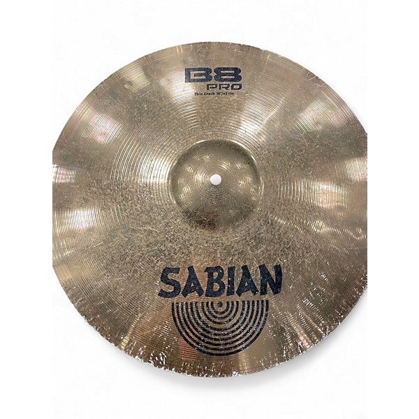 Used SABIAN 18in B8 Pro Thin Crash Cymbal
