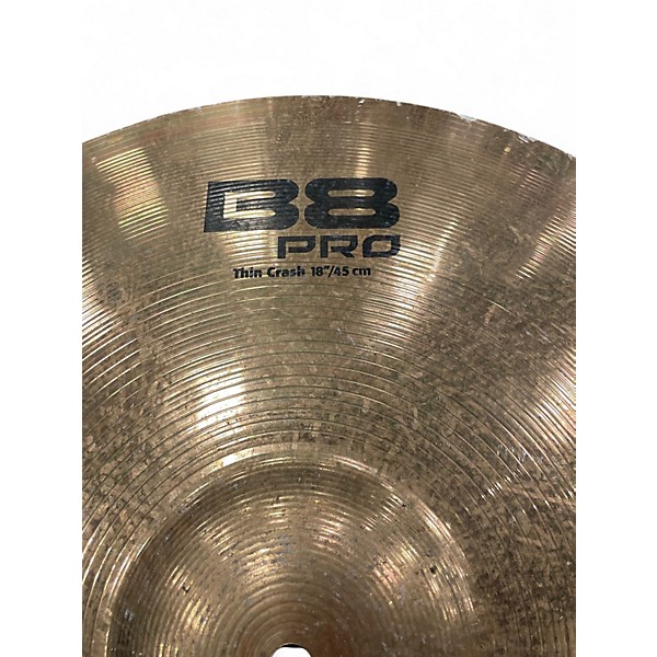 Used SABIAN 18in B8 Pro Thin Crash Cymbal