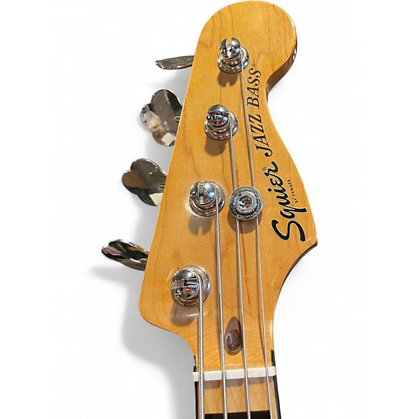 Used 2019 Squier Classic Vibe 70s Jazz Bass Natural Electric Bass Guitar