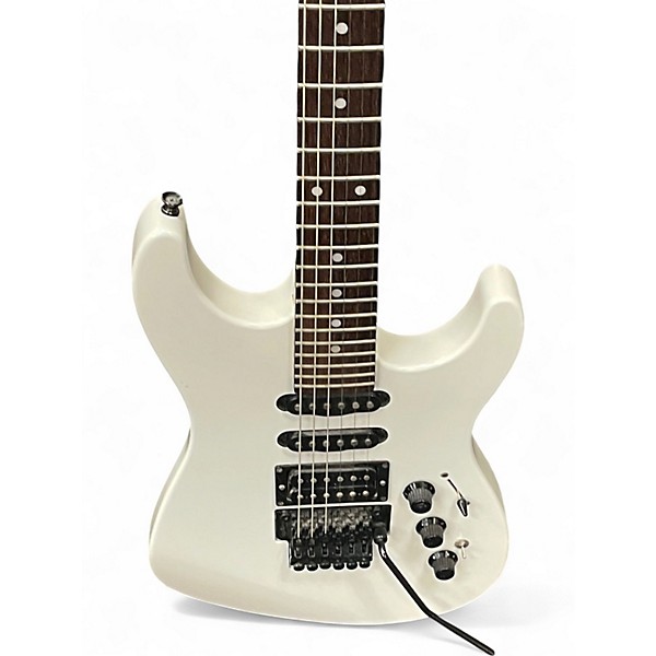 Used Fender Limited Edition HM Stratocaster White Solid Body Electric Guitar