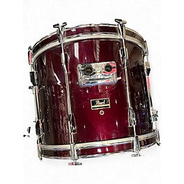 Used Pearl 5 Piece Export Wine Red Drum Kit