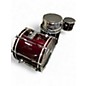 Used Pearl 5 Piece Export Wine Red Drum Kit
