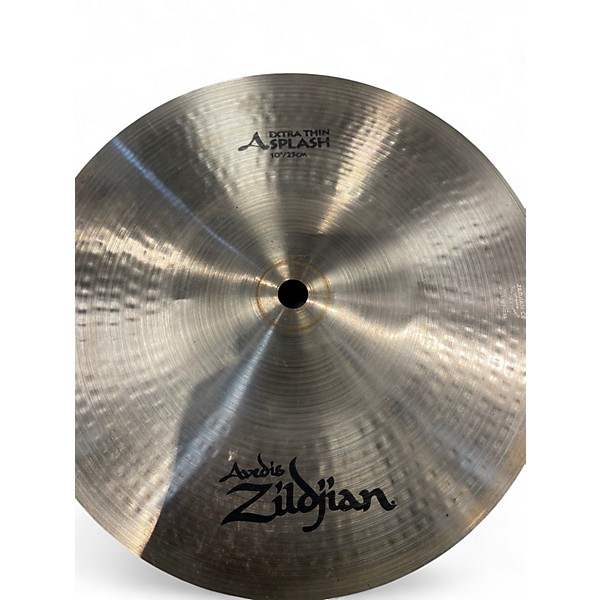 Used Zildjian 10in A EXTRA THIN SPLASH Cymbal