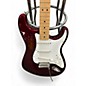 Used Fender Standard Stratocaster Metallic Red Solid Body Electric Guitar