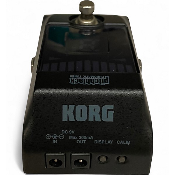 Used KORG PB01 Pitchblack Chromatic Tuner Pedal