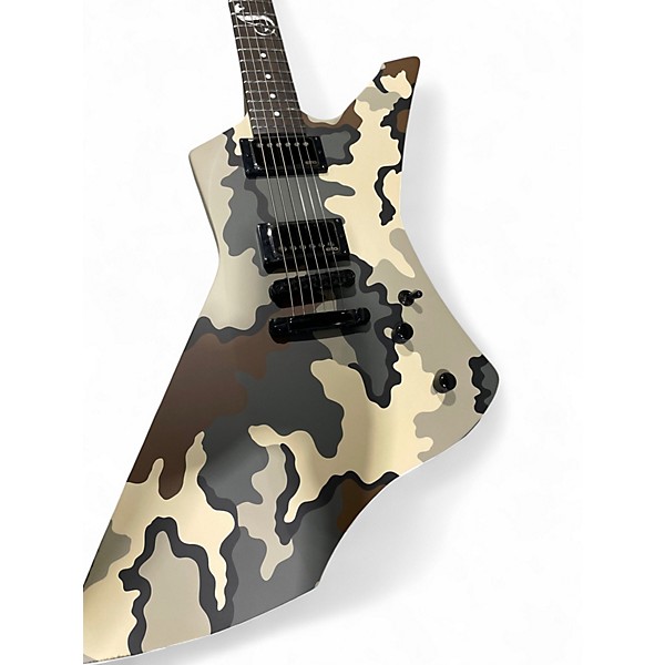 Used ESP LTD James Hetfield Snakebyte Camo Solid Body Electric Guitar
