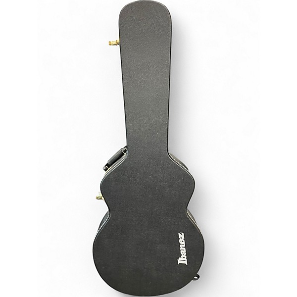 Used Ibanez AS73G with case and upgraded Pickups Flat Black Hollow Body Electric Guitar