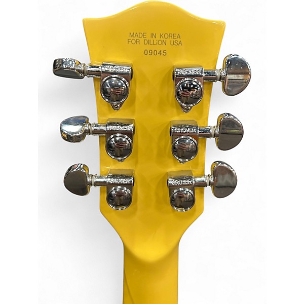 Used Dillion Double Cut P90 TV Yellow Solid Body Electric Guitar