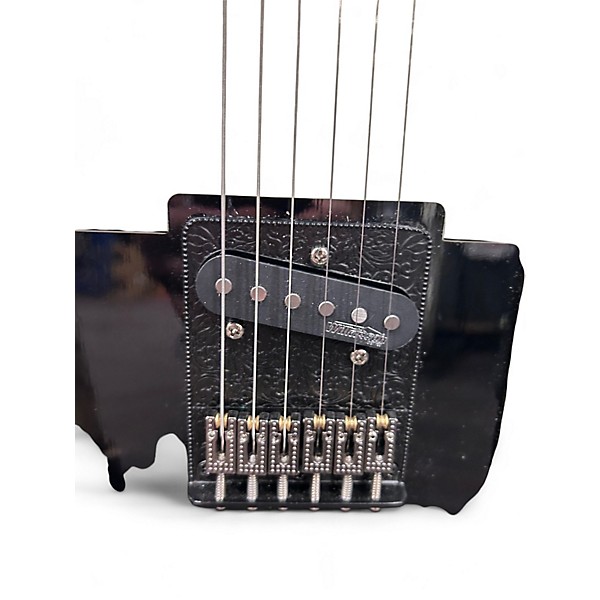 Used Squier Affinity Series Tele Custom Black Solid Body Electric Guitar