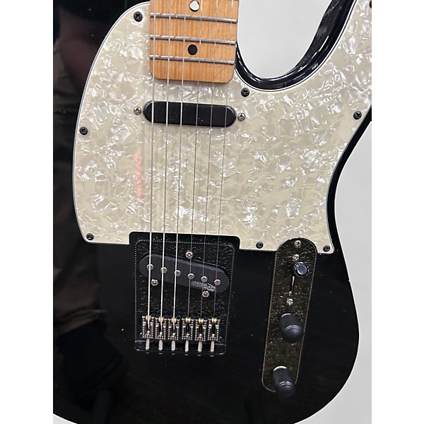 Used Squier Affinity Series Tele Custom Black Solid Body Electric Guitar