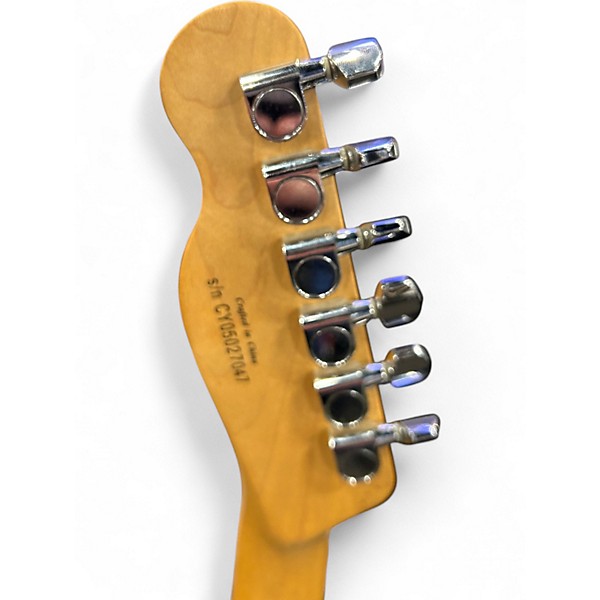 Used Squier Affinity Series Tele Custom Black Solid Body Electric Guitar