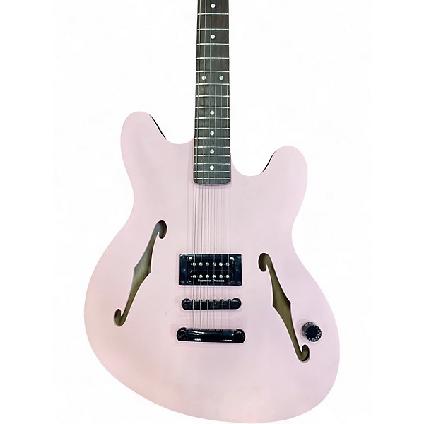 Used Fender Tom Delonge Signature Stratocaster Shell Pink Solid Body Electric Guitar