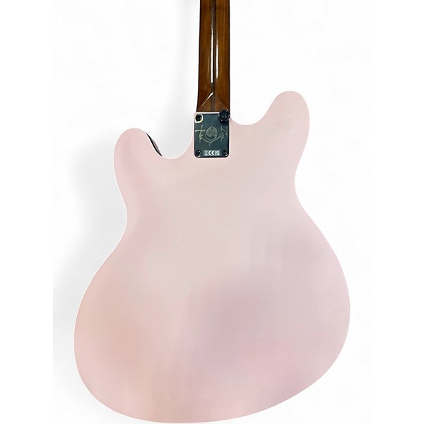 Used Fender Tom Delonge Signature Stratocaster Shell Pink Solid Body Electric Guitar