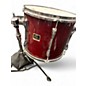Used Yamaha 4 Piece Stage Custom Red Drum Kit