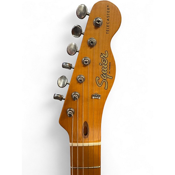 Used Squier 40th anniversary telecaster satin vintage blonde Solid Body Electric Guitar