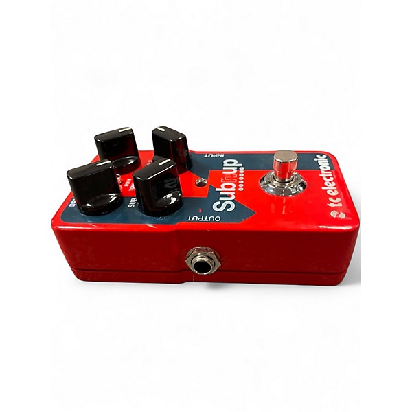 Used TC Electronic Sub N Up Octaver Effect Pedal