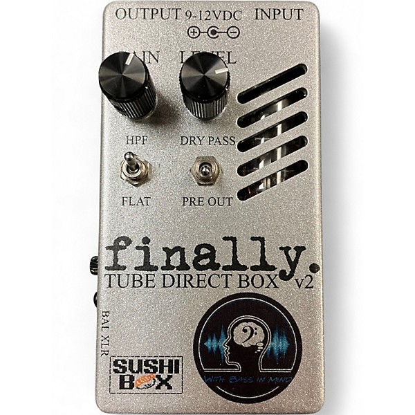 Used Sushi Box Finally Tube Direct Box V2 Bass Effect Pedal